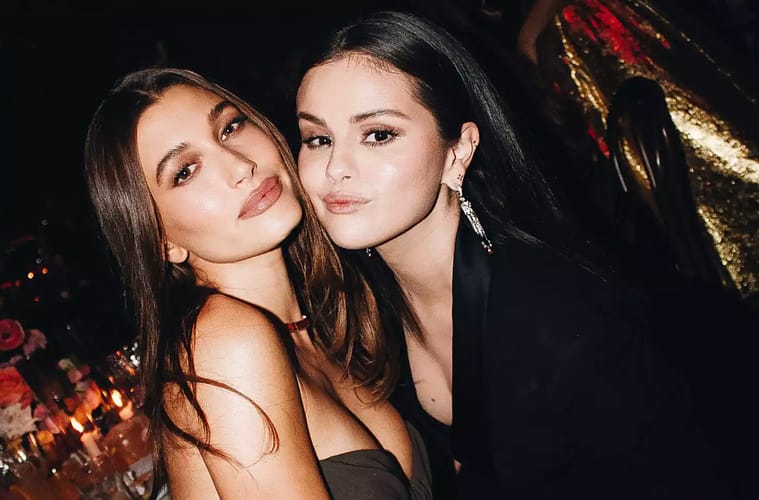 selena gomez hailey bieber
