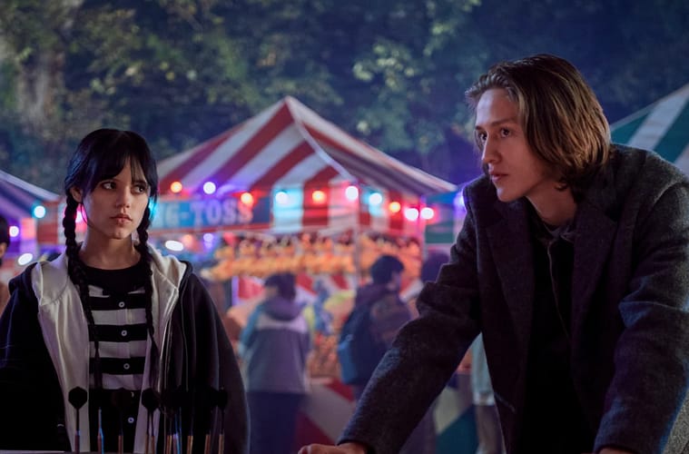 jenna ortega and percy hynes white