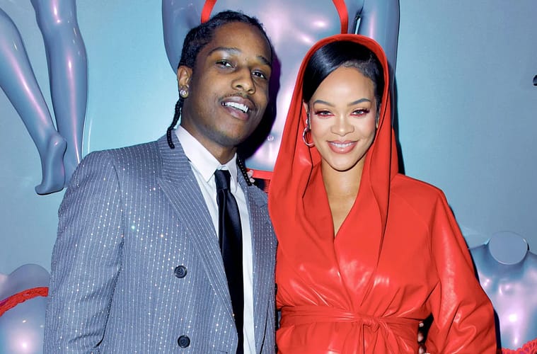A$AP Rocky and RIhanna
