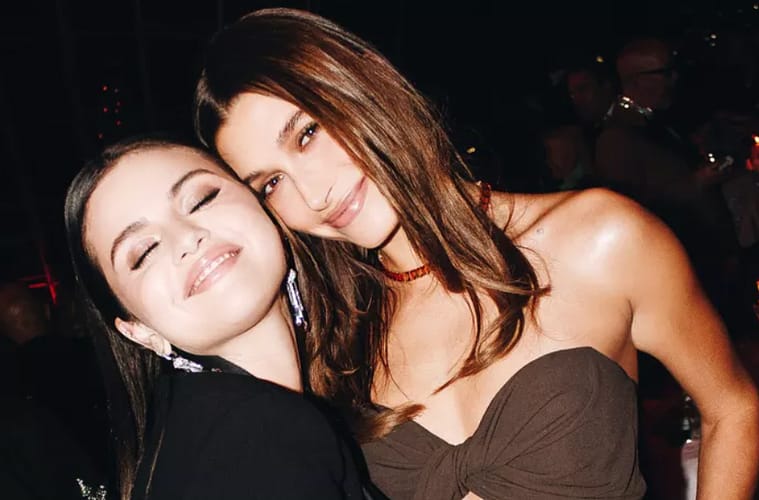 selena gomez and hailey bieber