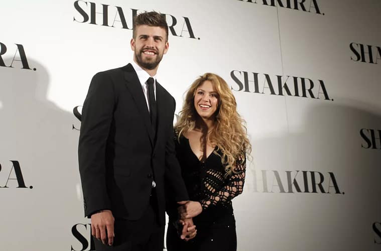 Shakira and Gerard Piqué in 2014.