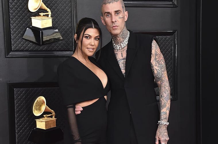 Kourtney Kardashian and Travis Barker