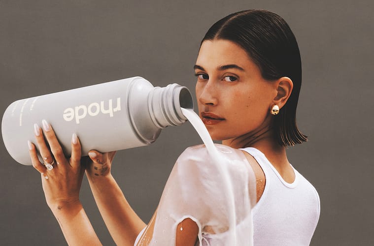 hailey bieber rhode glazing milk