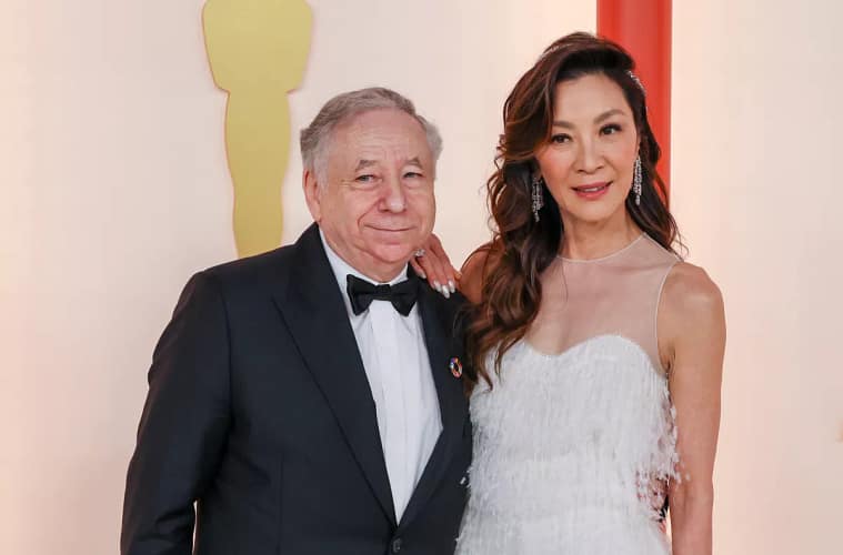 Michelle Yeoh and Jean Todt