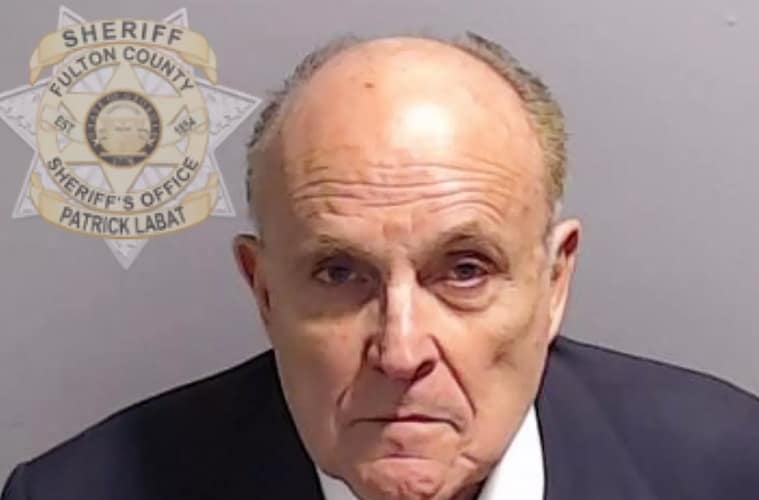 rudy giuliani mug shot