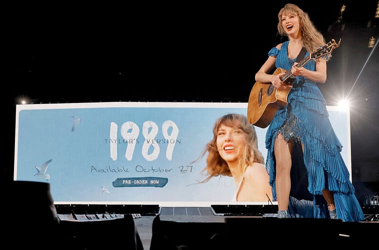 Taylor Swift at her last U.S Eras Tour show in Los Angeles announcing '1989 (Taylor's Version)