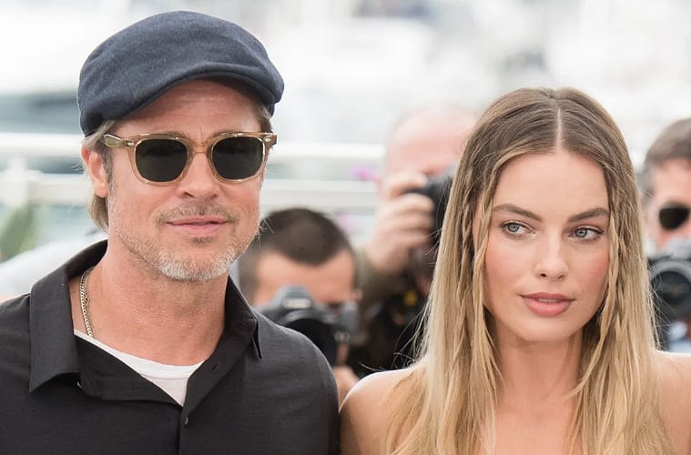 brad pitt and margot robbie