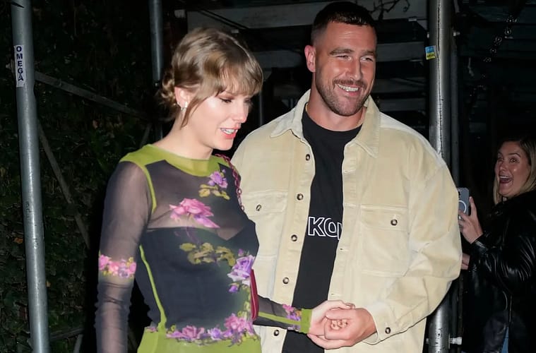 Taylor Swift and Travis Kelce
