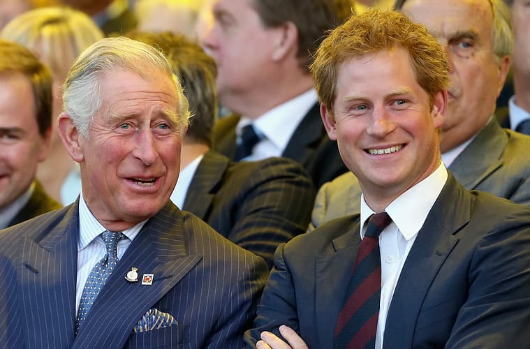 Prince Harry and King Charles