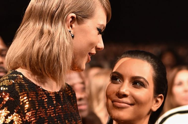 taylor swift and kim kardashian