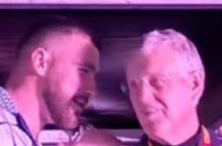 travis kelce and taylor swift dad