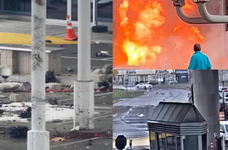 rainbow bridge car explosion couple identified