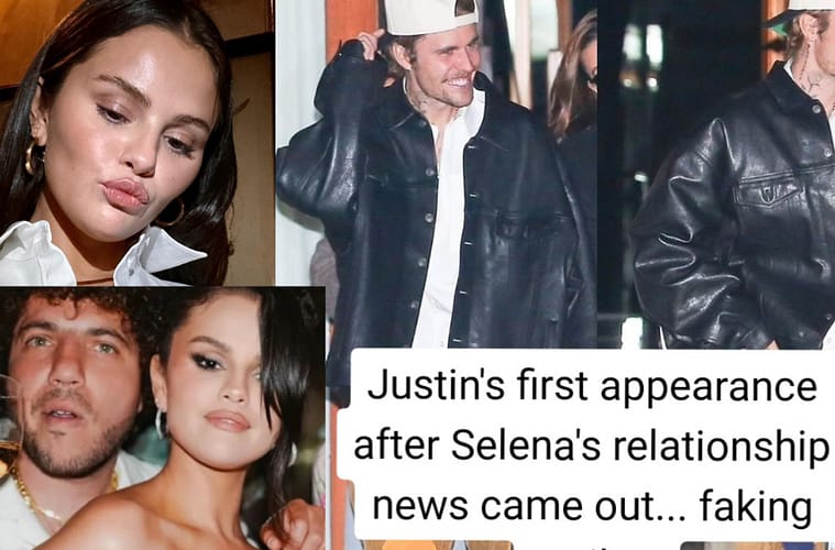 Is Justin Bieber Jealous Of Selena Gomez Benny Blanco Relationship Fakes Smile