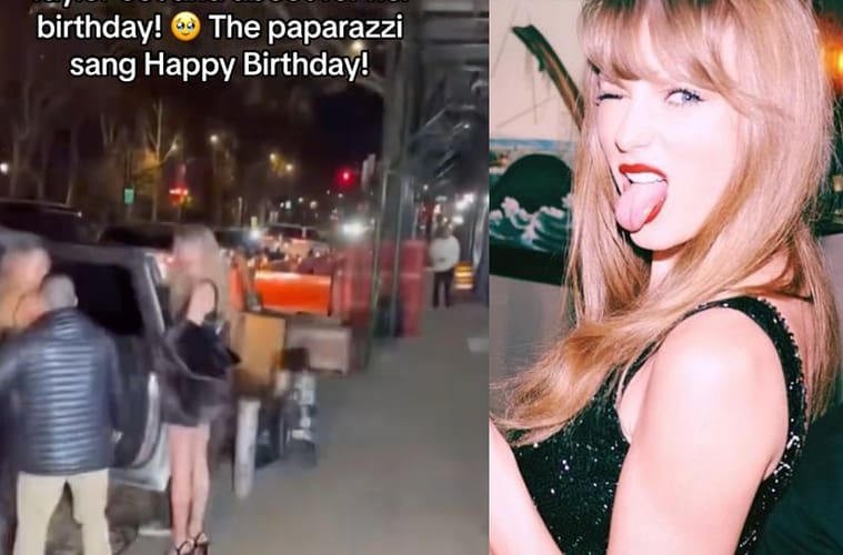Taylor Swift Birthday Paparazzi Singing Video Watch