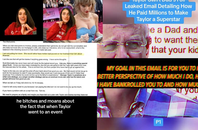 Taylor Swift Dad Email Exposed Leaked