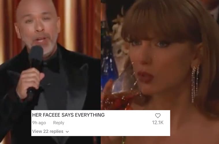 Golden Globes 2024 Taylor Joke