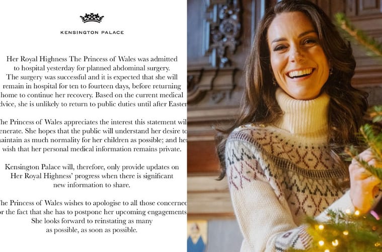 What Happened To Princess Kate Abdominal Surgery