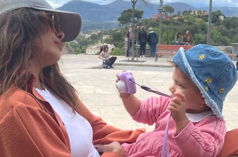 Priyanka Chopra Daughter Malti Marie France Trip