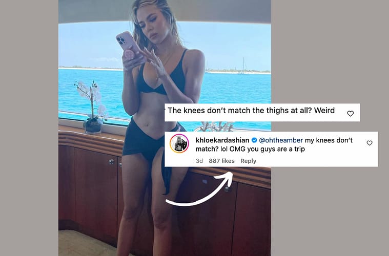 Khloe Kardashian Legs Photo Edit Fail?