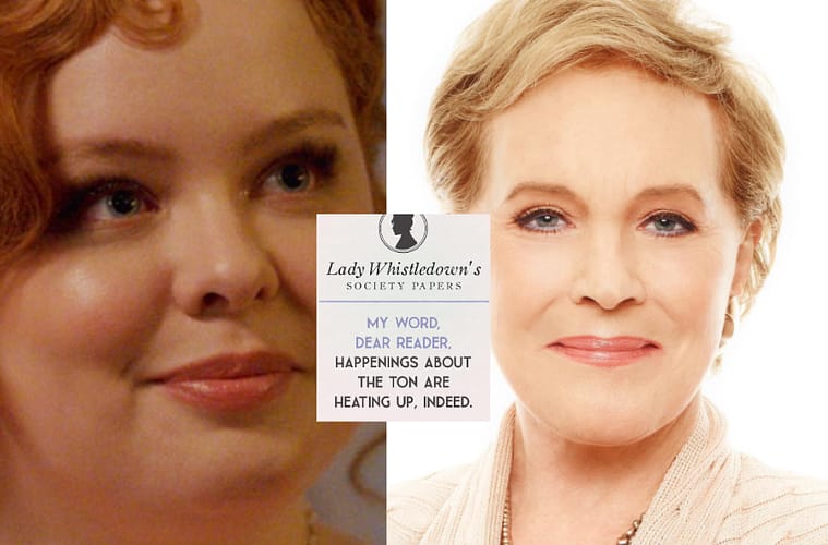 Is Julie Andrews In Bridgerton Lady Whistledown Voice