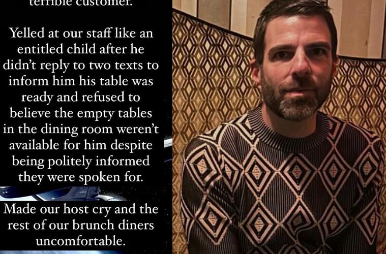 Star Trek Zachary Quinto Toronto Manita Incident Reddit