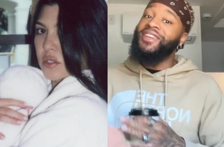 Kourtney Kardashian Baby Pics TikTok Drama TMZ Update