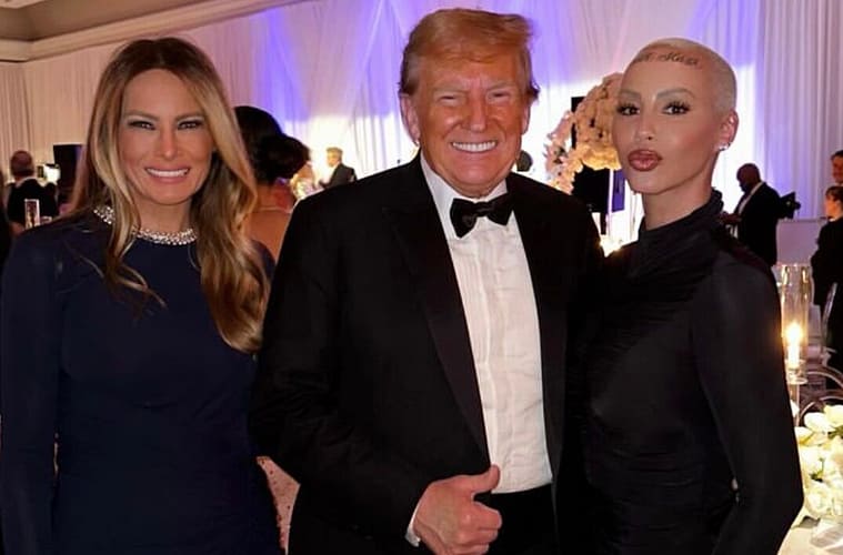 Amber Rose Donald Trump Video Support