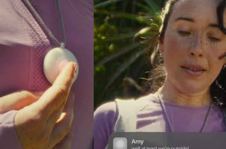 What Is AI Friend Necklace Ad Controversy