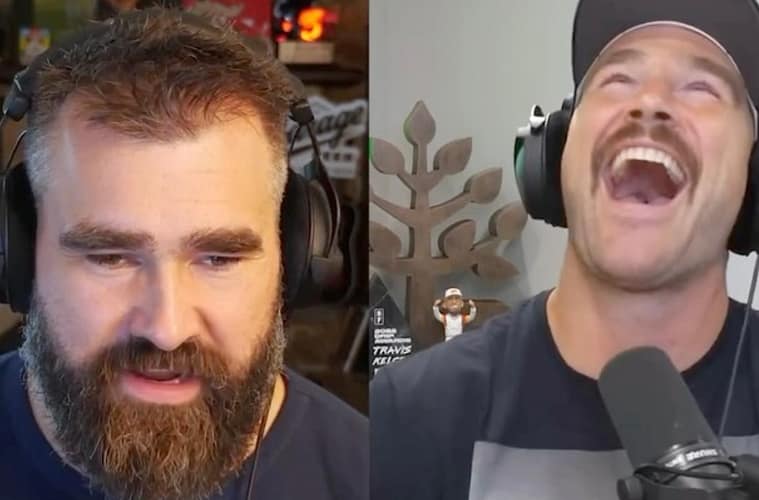 Travis Kelce Jokes About Jason Kelce Dancing