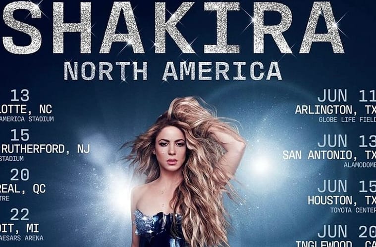 Shakira Announces North American Tour Dates