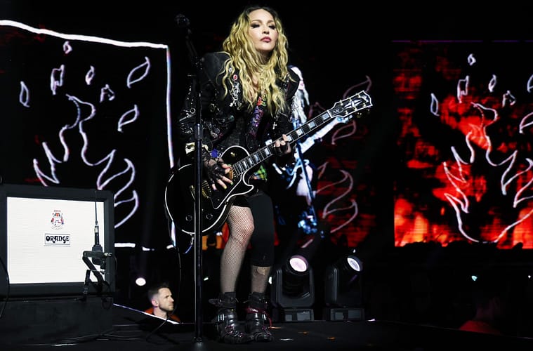 Madonna’s Wedding Dress Nearly Blocked by Police
