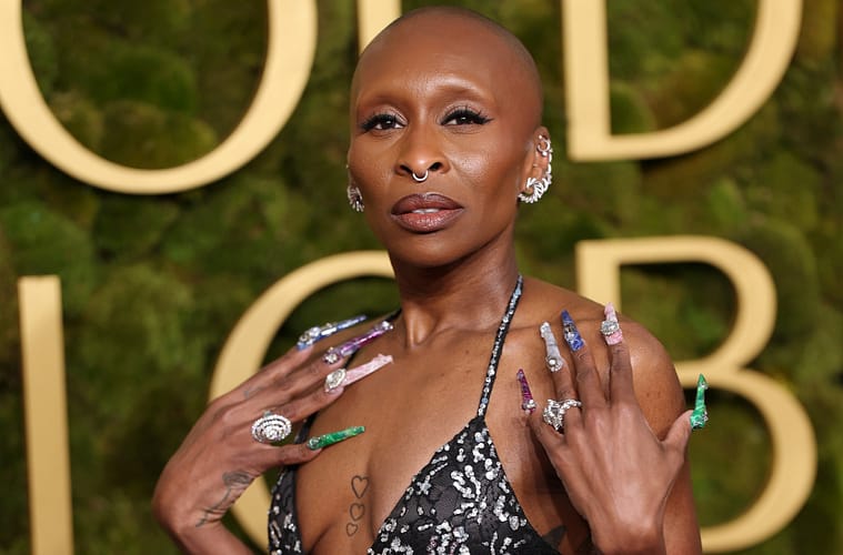 Cynthia Erivo Golden Globes Manicure Took 5 Hours