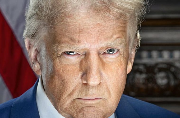 Is Donald Trump Official Portrait 2025 AI?