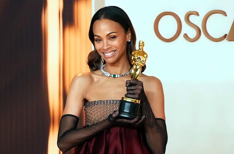 Zoe Saldaña Addresses ‘Emilia Pérez’ Controversy at Oscars