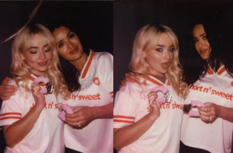 Salma Hayek ‘Arrested’ by Sabrina Carpenter’s Show