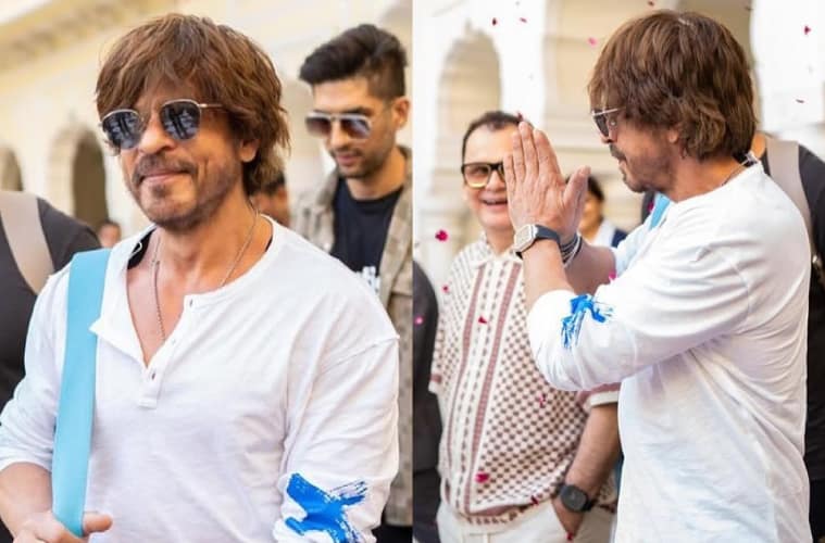 SRK Lands in Jaipur for IIFA Awards