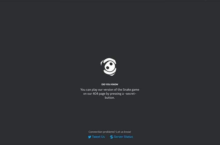 Discord Stuck On did You Know Screen
