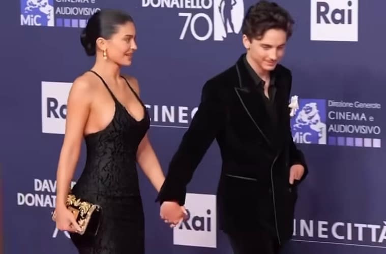 Timothee Chalamet And Kylie Jenner Red Carpet Debut