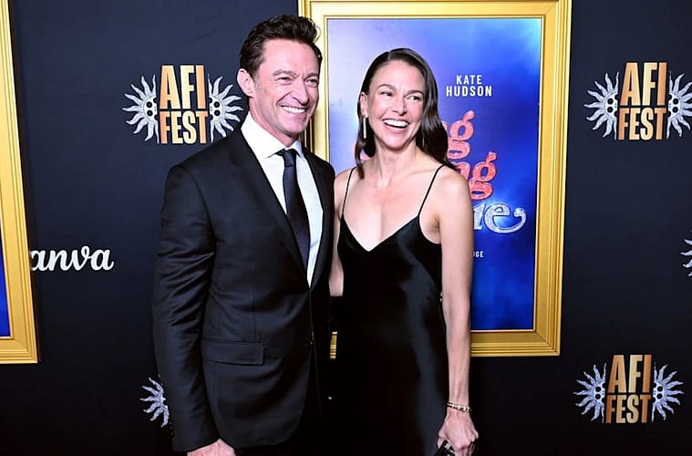 Hugh Jackman and Sutton Foster Make Stylish Red Carpet Debut Together