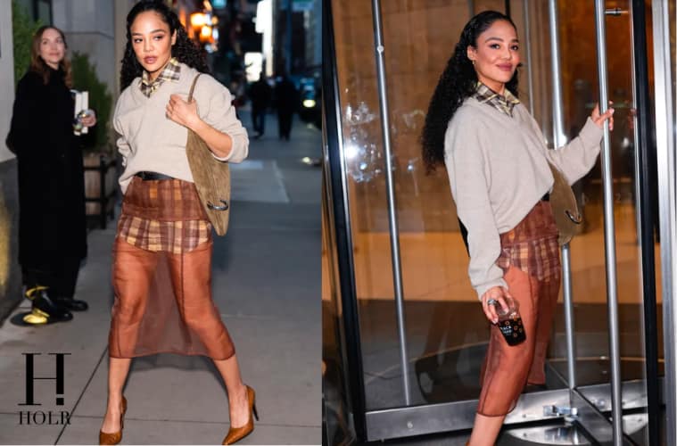 Tessa Thompson Goes Pantsless in Bold Sheer Look