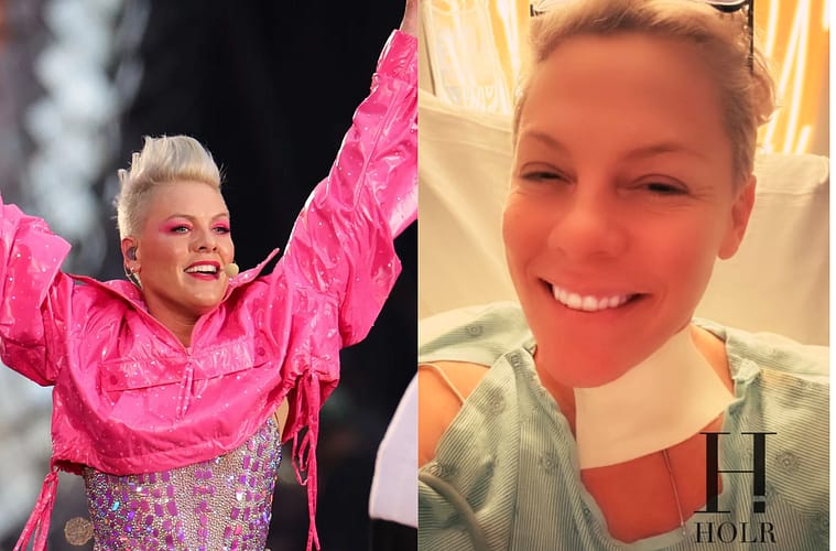 Pink Opens Up About Neck Surgery