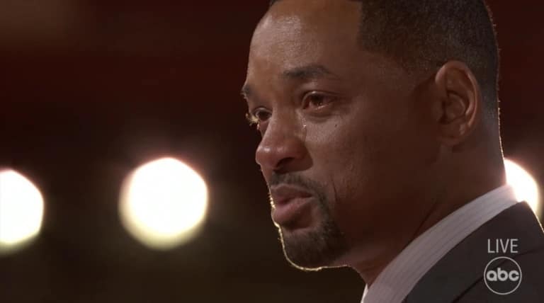Will Smith picks up Best Actor Award Cries During Speech