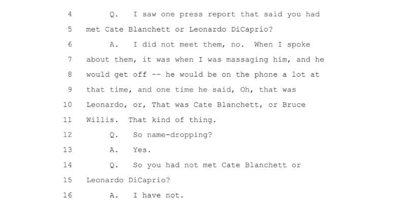 Leonardo Dicaprio Epstein Documents