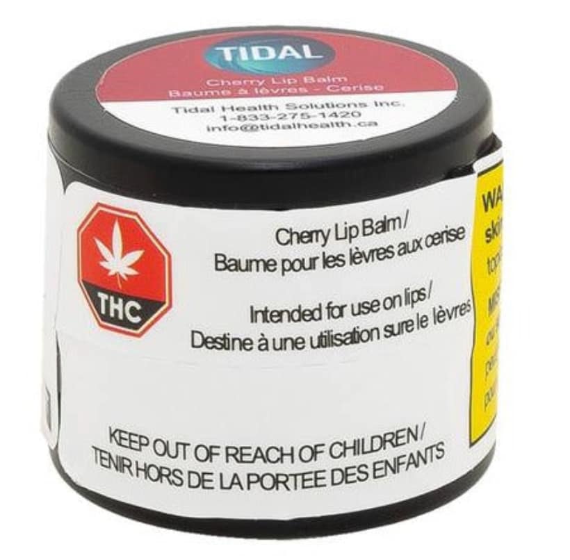 cannabis cherry lip balm
