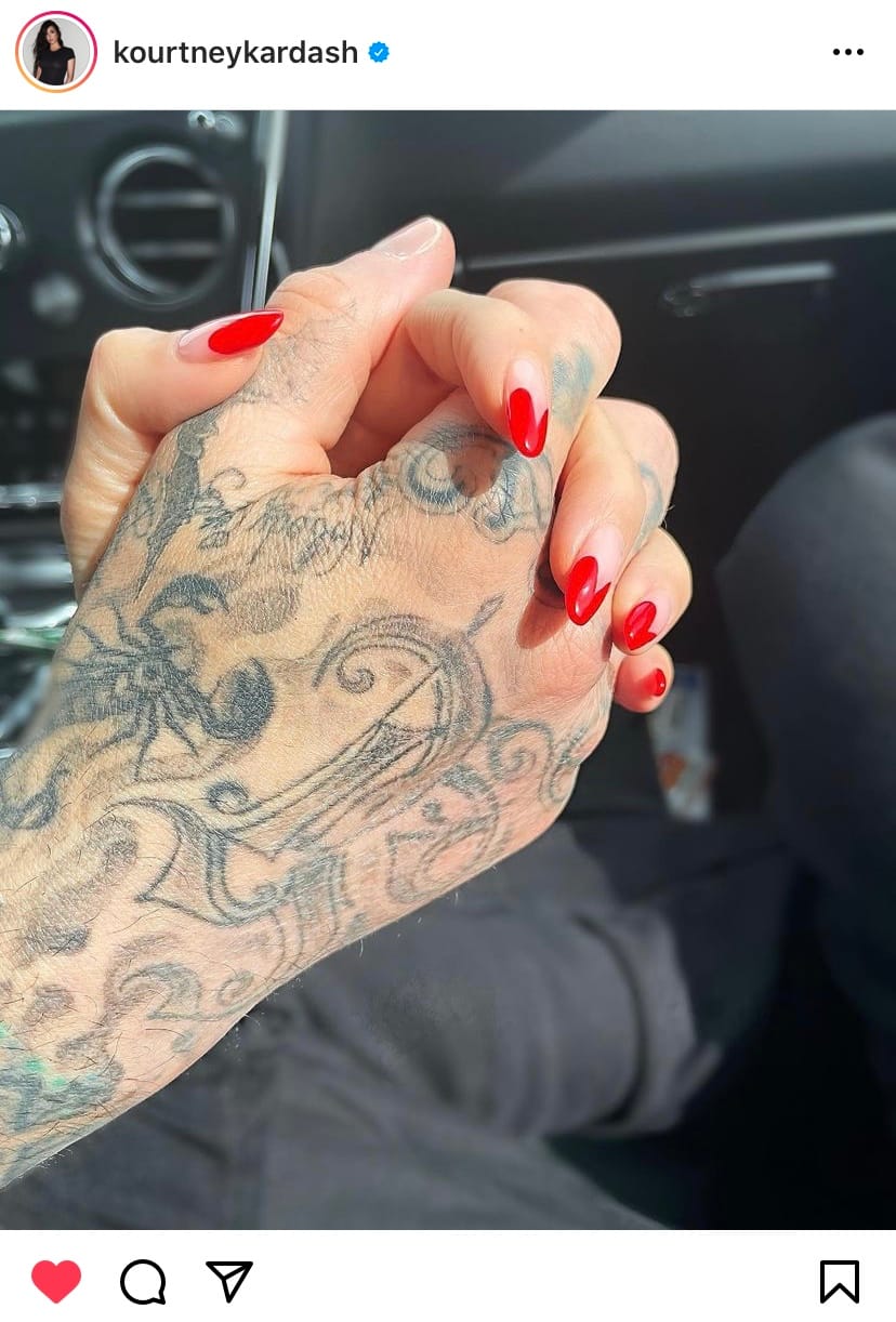 Travis and Kourtney Engaged