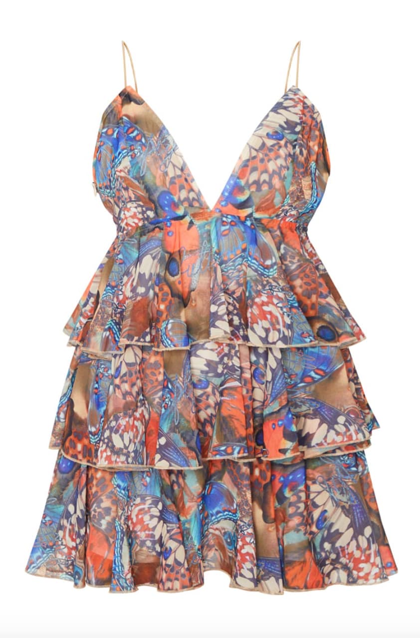put butterfly dress