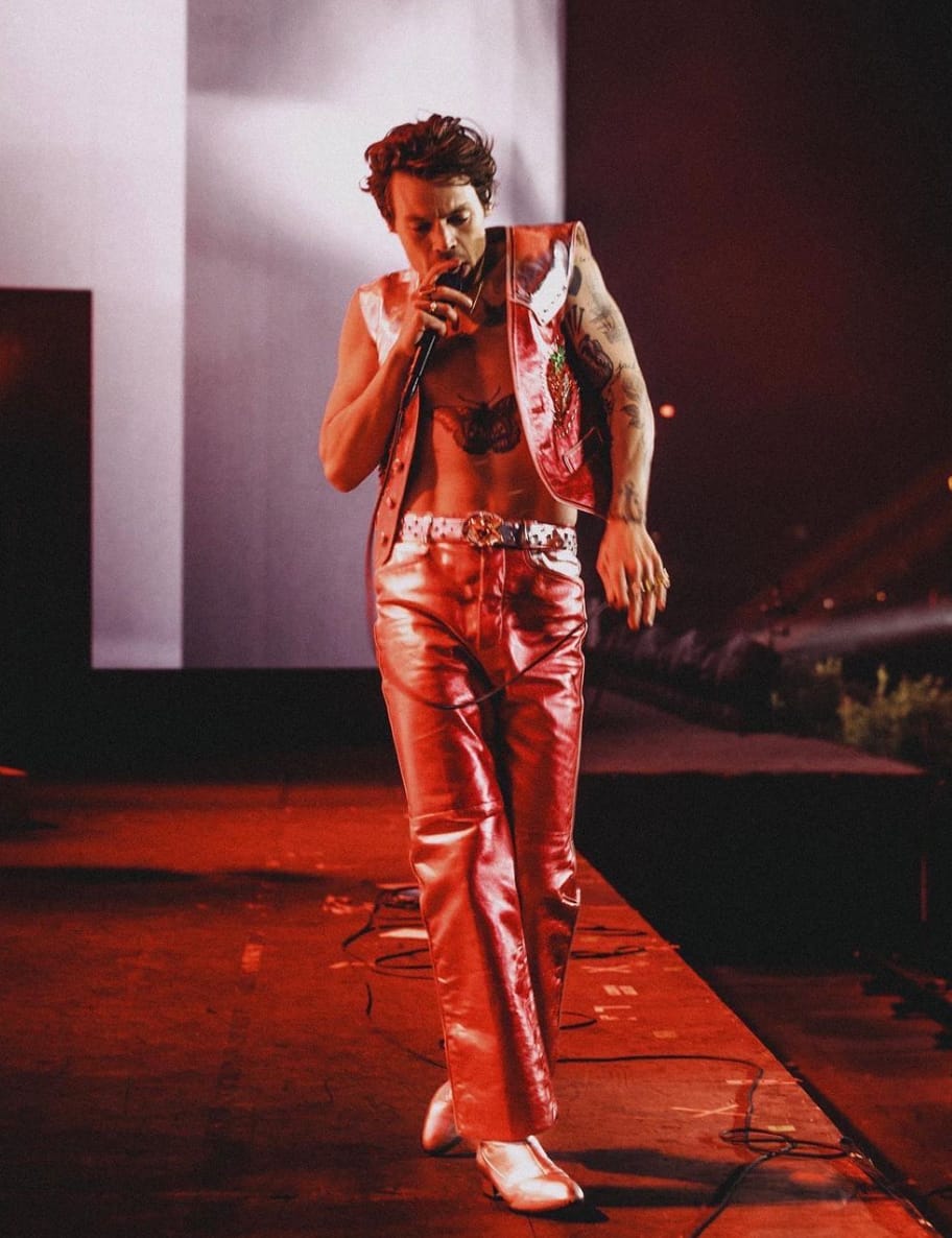 Harry Styles on stage