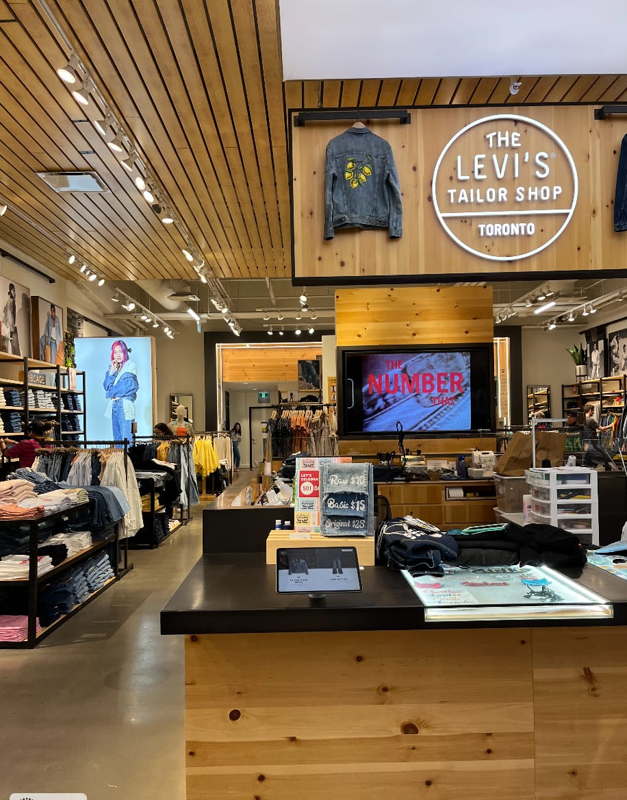 levi's tailor shop