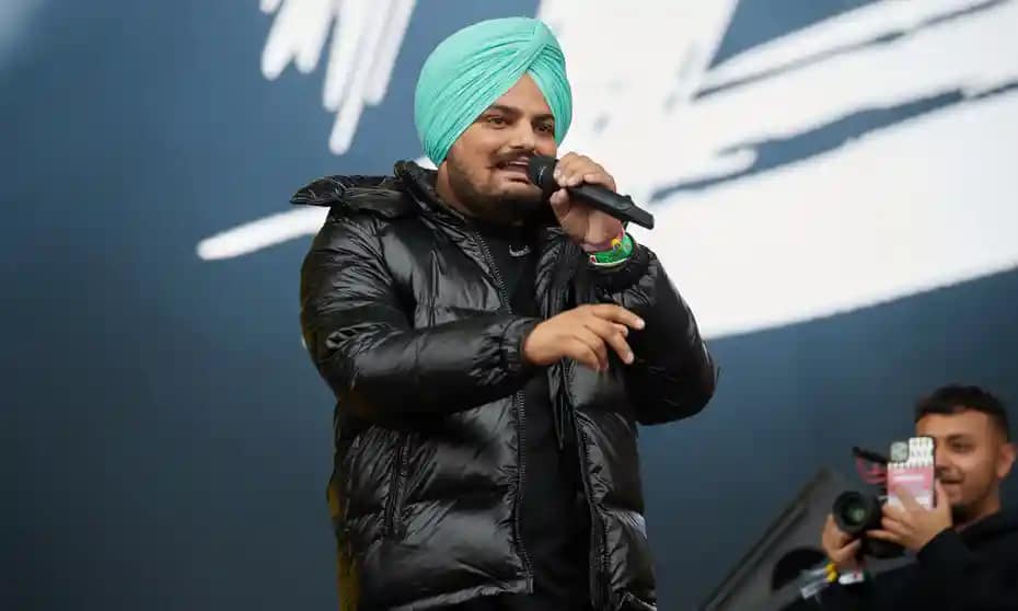 Sidhu Moose Wala sings Sidhu Moose Wala performs at the Wireless Festival 2021 at Crystal Palace in London.