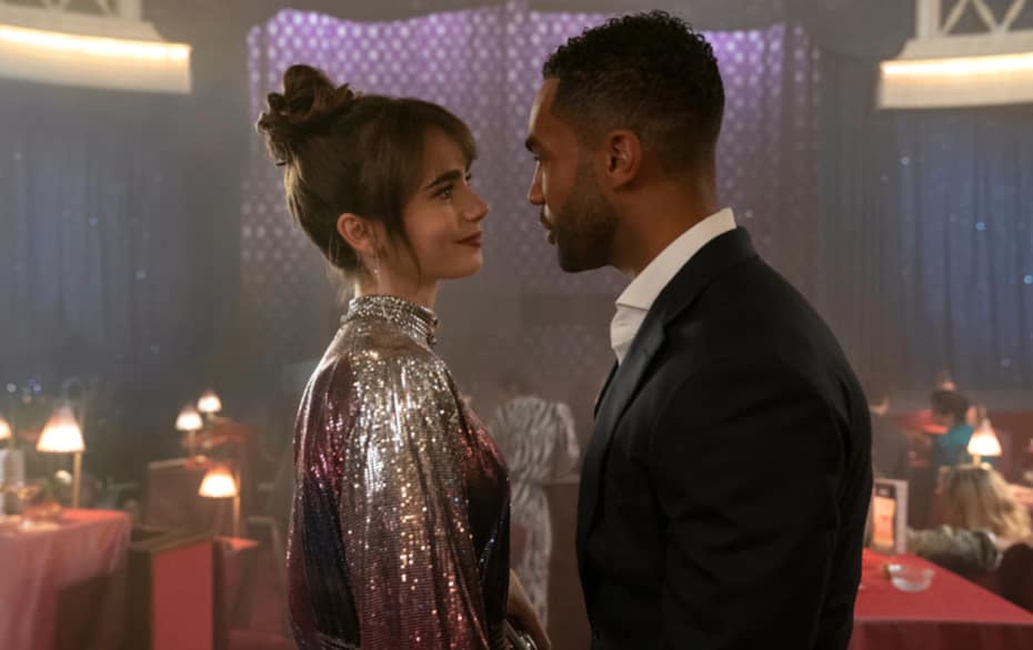 "Emily in Paris" Season 3 on Netflix, Emily and Alfie